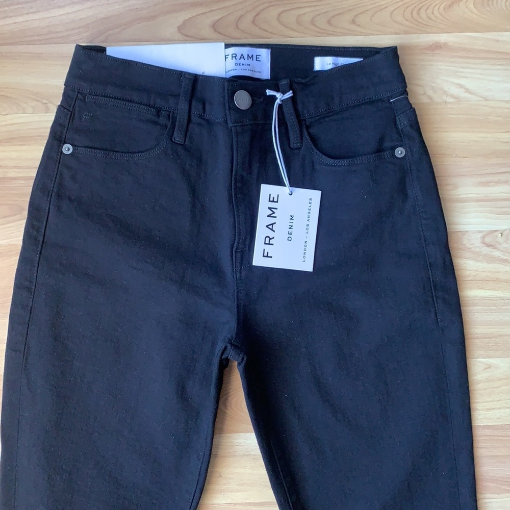 Frame Denim | Le High Skinny Black Size 27 - Picture 5 of 16